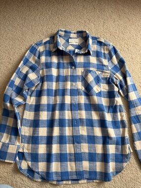 J. Crew classic plaid button up flannel